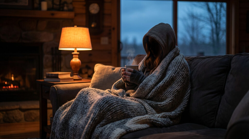 Froid le soir : causes et solutions pour se réchauffer