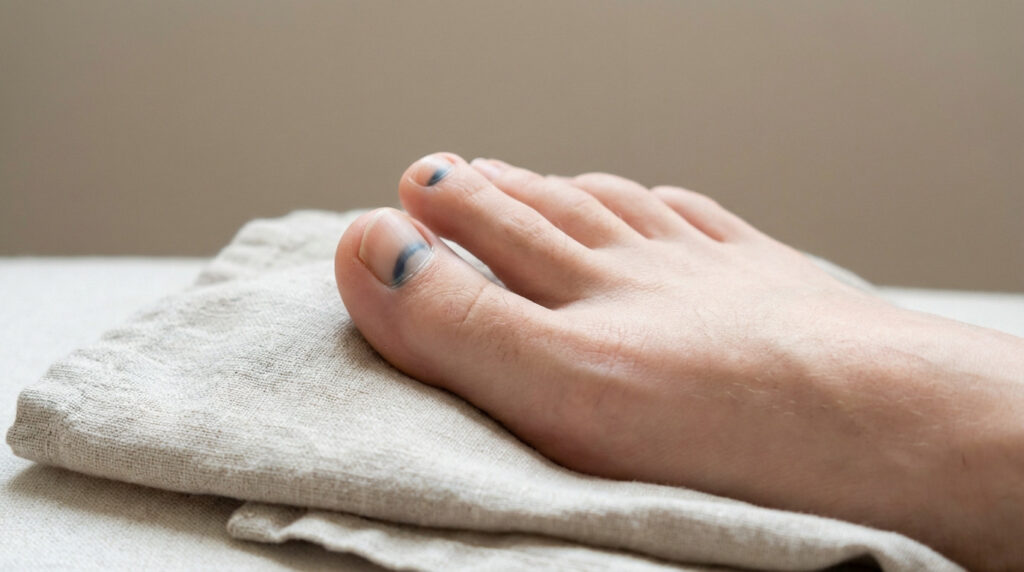 Ongles des pieds noircis : hématome ou problème grave ?
