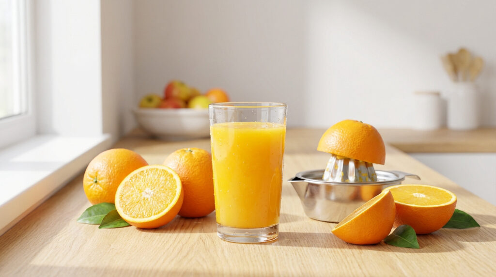 Tout savoir sur la vitamine c de votre orange pressée