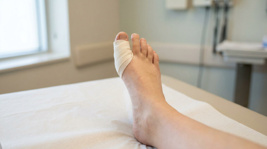 Rupture du tendon de l&rsquo;orteil : symptômes et traitements