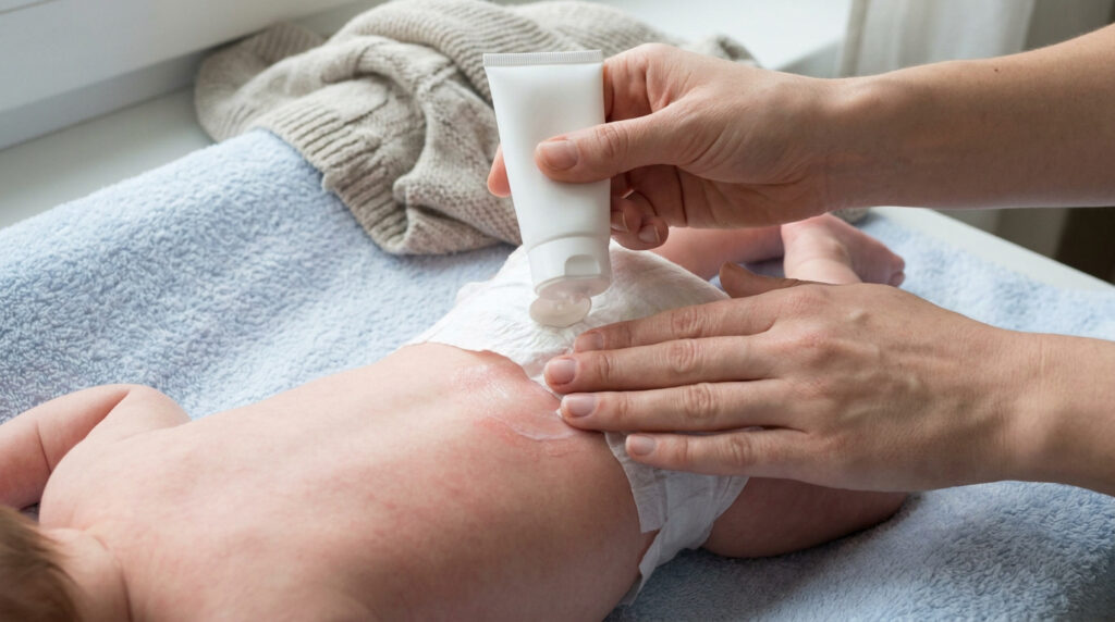 Quelle pommade choisir pour l&rsquo;érythème fessier de bébé ?