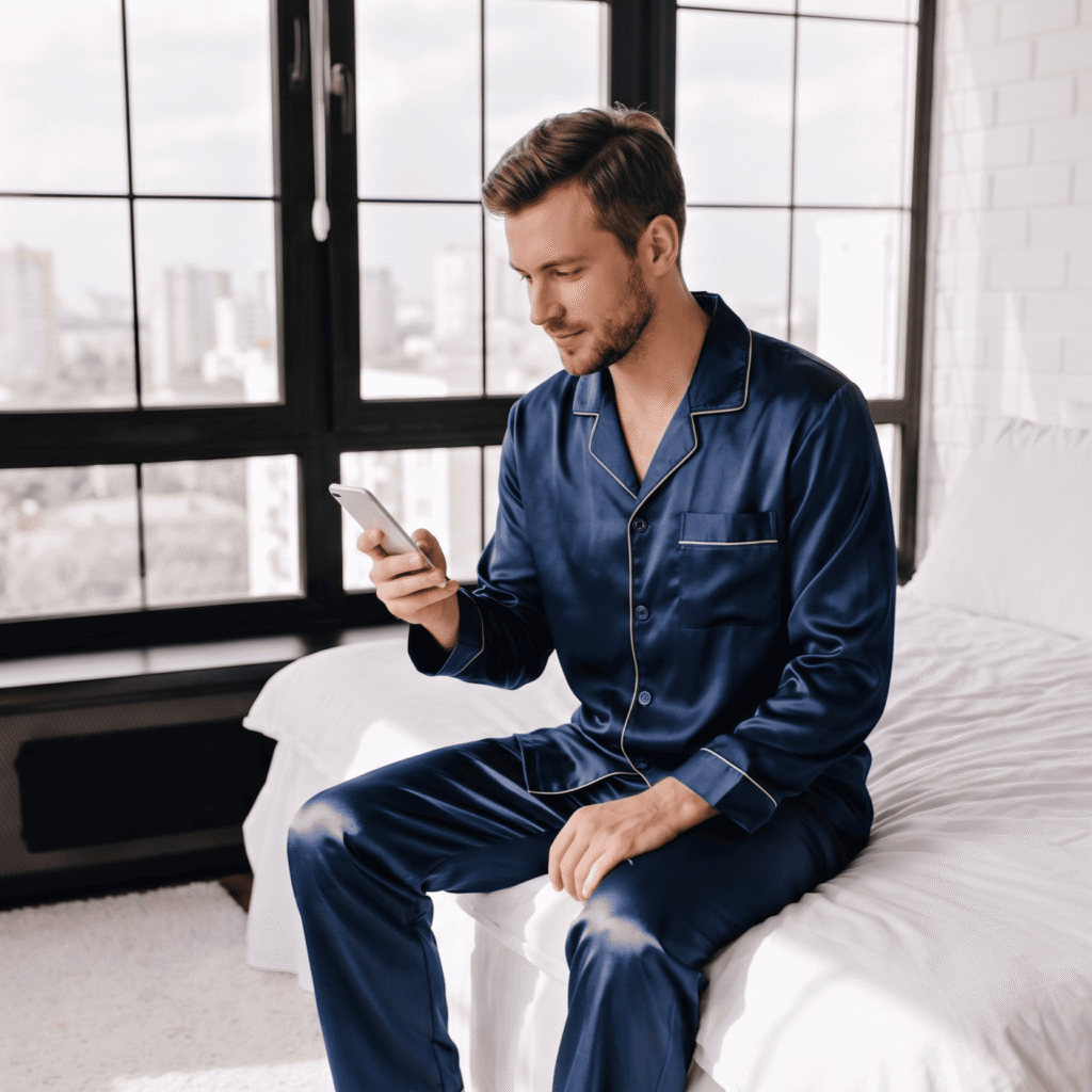 Pourquoi choisir un pyjama en satin pour homme : confort, élégance et bien-être au quotidien