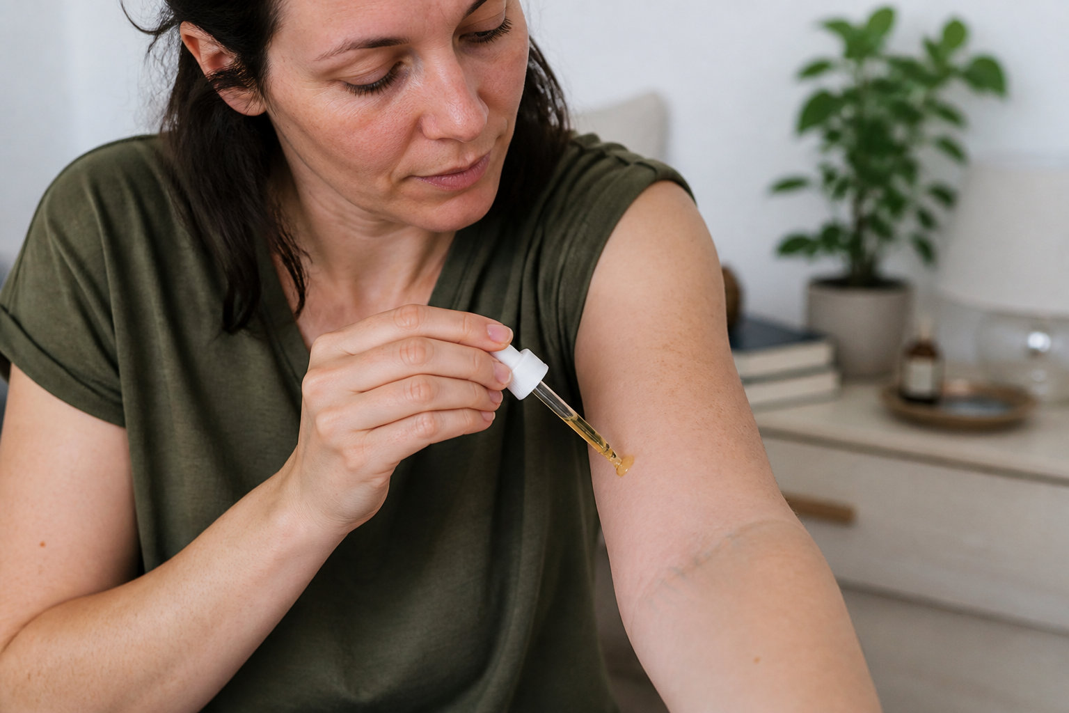 2 étapes pour tester la tolérance de votre huile de jojoba