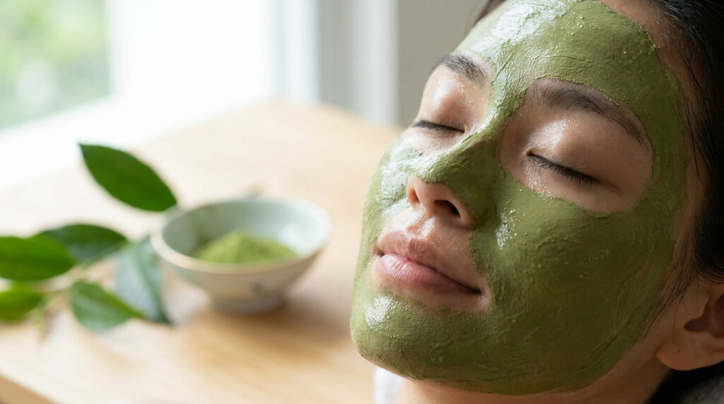 Votre masque au thé vert visage pour une peau parfaite