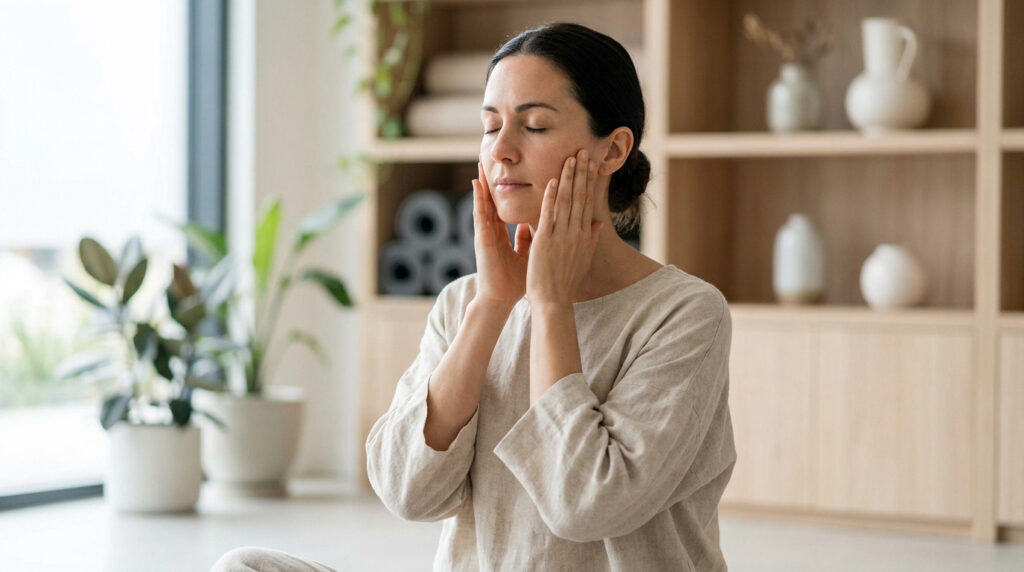 Comment adopter une routine de yoga du visage pour rajeunir