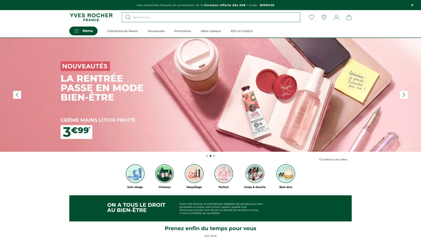 Yves Rocher : le soin apaisant pour l'équilibre du cuir chevelu