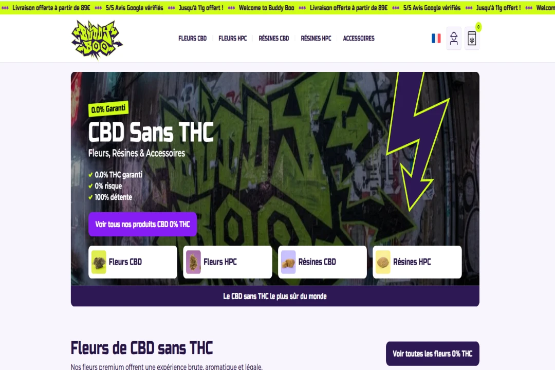 CBD sans THC : comparatif des meilleures boutiques pour acheter fleurs et résines en toute sécurité