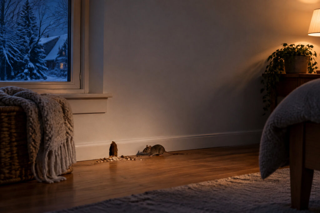 Grattements dans les murs la nuit : souris ou rat, comment savoir et que faire en hiver