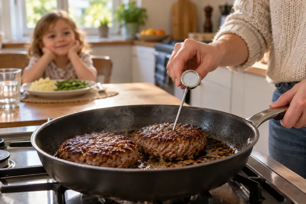 Steak haché et E. coli : pourquoi l’Anses demande 70 °C à cœur pour un enfant, quand quelques centaines de bactéries peuvent déclencher un SHU