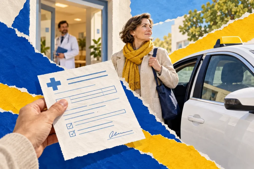 Un taxi prescrit n’est pas toujours remboursé : ce qui change en octobre pour les patients en ALD non exonérante