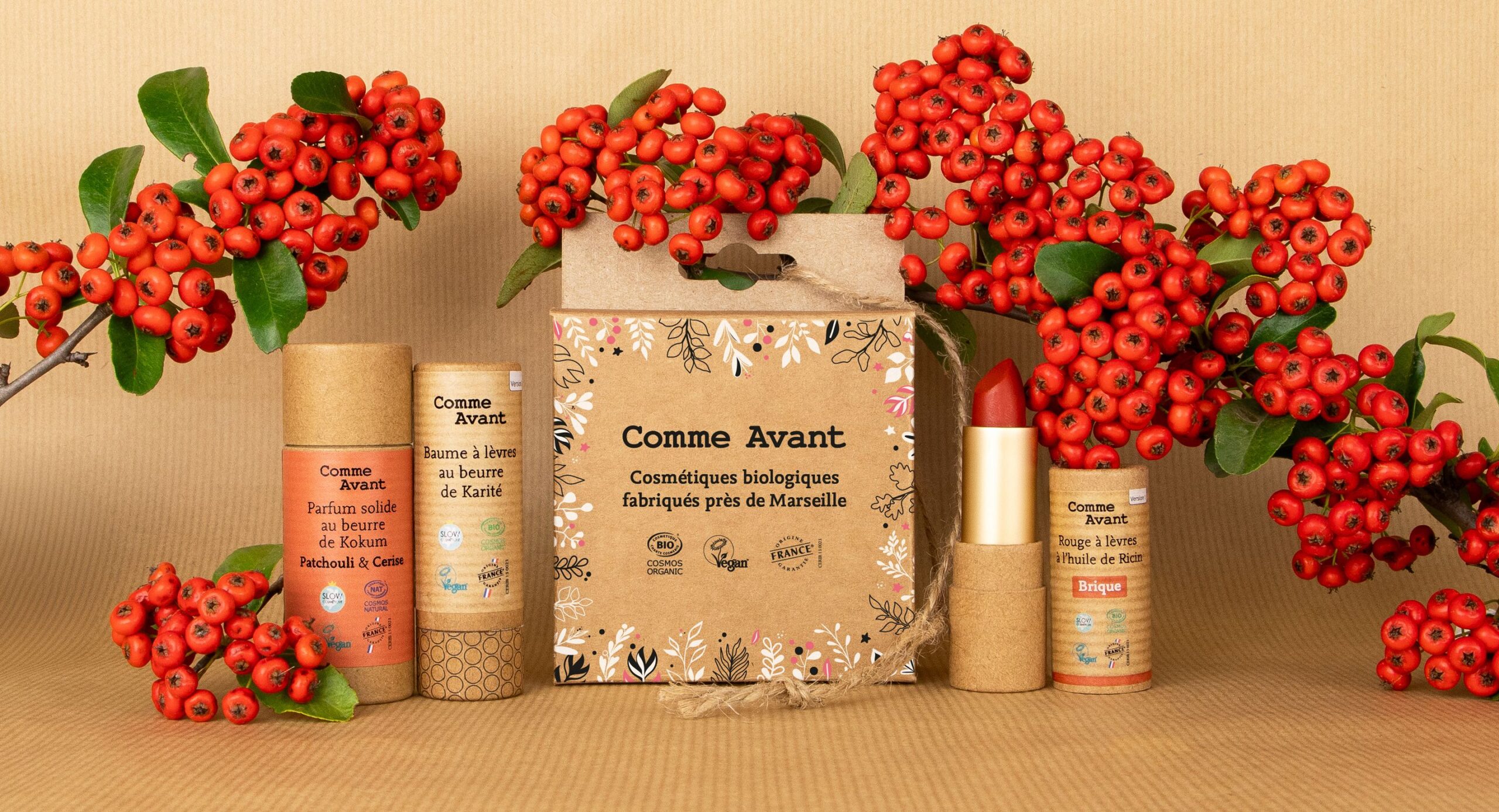 Mini coffret de cosmétiques bio Comme Avant