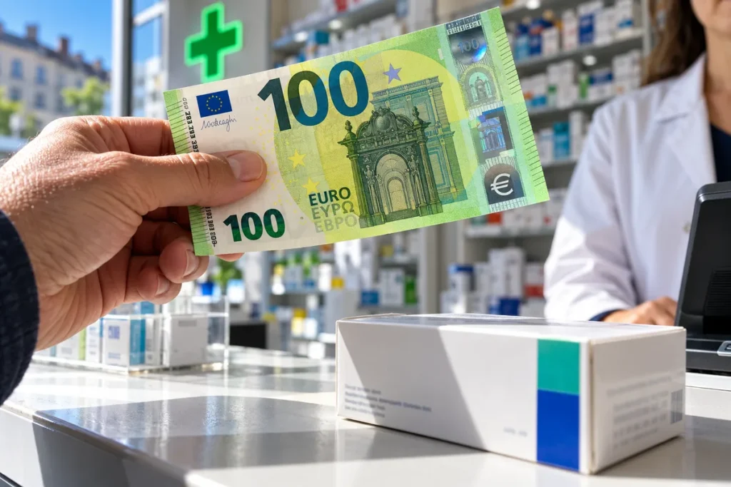 Pour certaines boîtes de médicaments la Sécu vous rendra en 2027 moins que la franchise qu&rsquo;elle retient déjà dessus, une baisse déjà actée par un décret publié